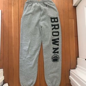 BROWN UNIVERSITY champion sweatpants